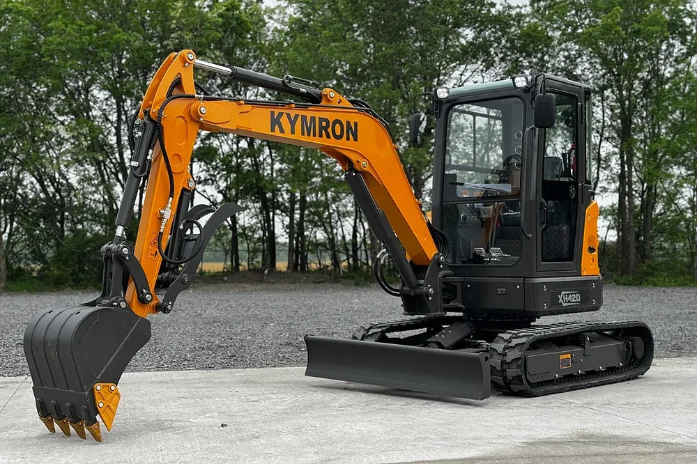 KYMRON® XH42D Pro Series Excavator with Thumb + Cab w/ AC & Radio