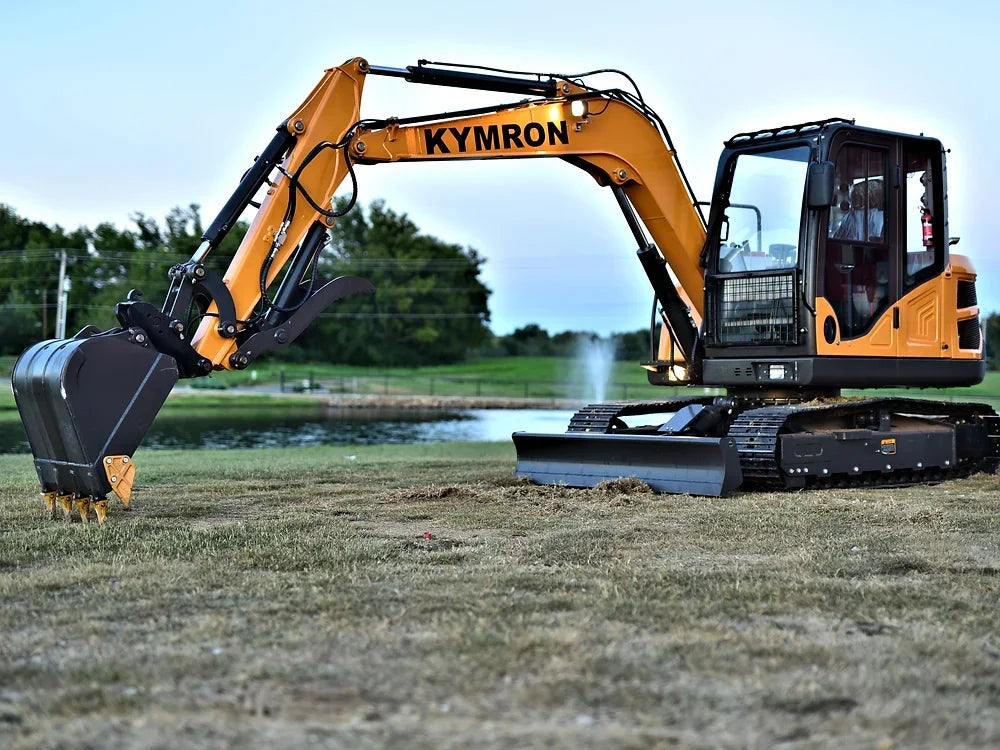 KYMRON® XH68 Pro Series Excavator with Thumb + Cab w/ AC & Radio