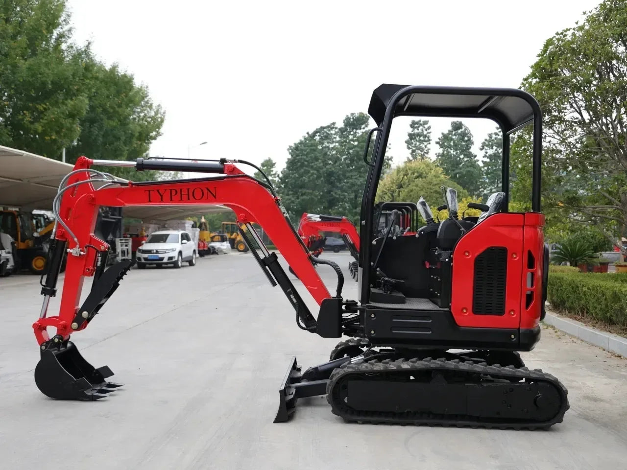 TYPHON TERROR X2 STORM Mini Excavator 2.5 Ton Diesel Perkins Engine USA