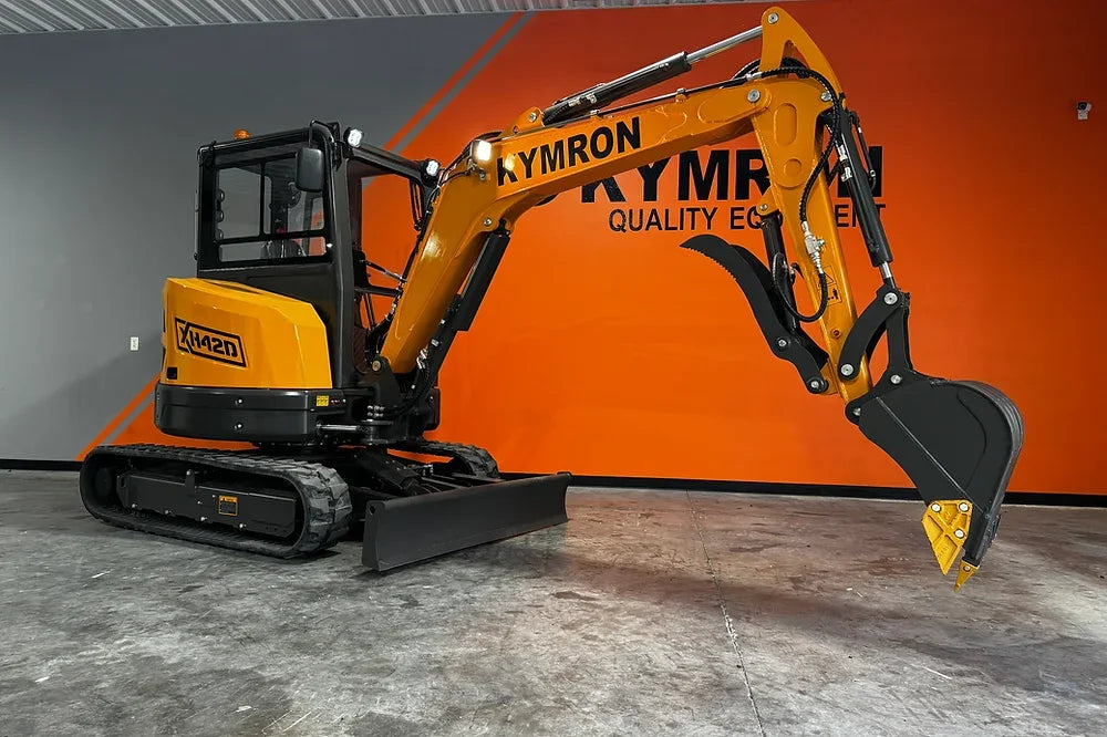 KYMRON® XH42D Pro Series Excavator with Thumb + Cab w/ AC & Radio
