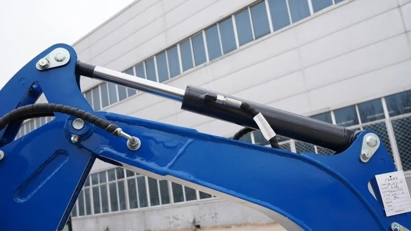 2025 TYPHON TERROR XI STORM Mini Excavator – 1.1 Ton Trench Digger with Boom Swing & Hydraulic Thumb