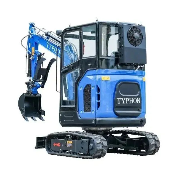 2025 TYPHON TERROR X2 Mini Excavator – 2.7 Ton | Kubota V1505 Diesel Engine | EPA Certified