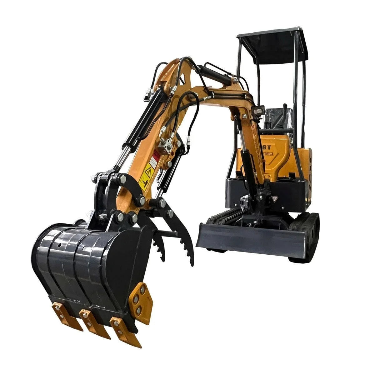 AGT DM12-C 1-Ton Mini Compact Excavator – 13.5 HP Briggs & Stratton Engine by Bidadoo