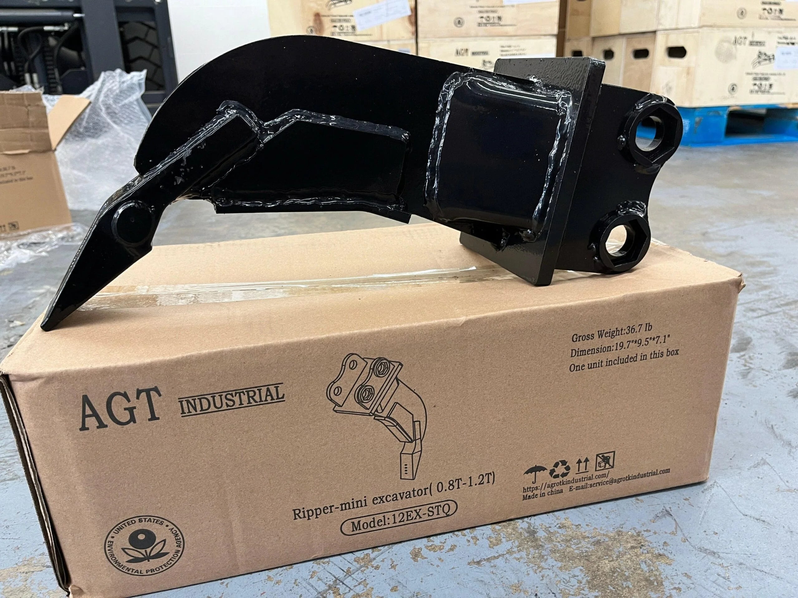 Ripper | Compatible with all 12 series AGT Industrial Mini Excavators