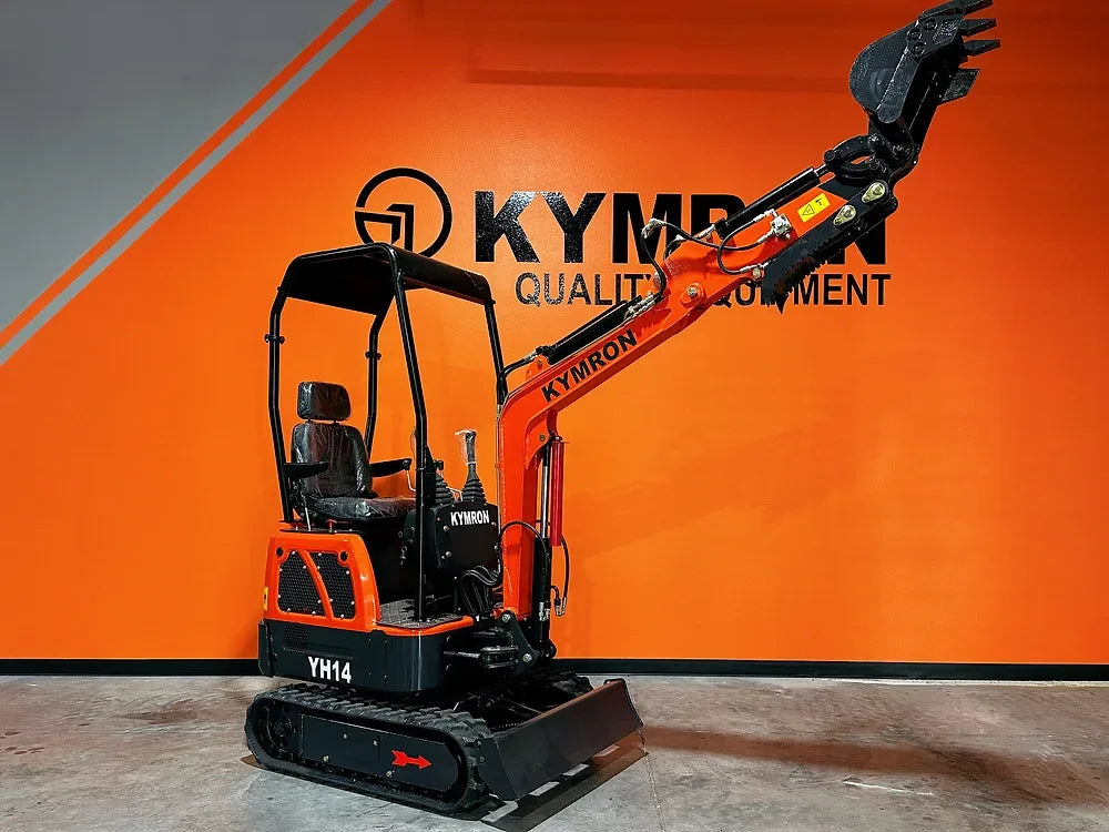 KYMRON® YH14 Mini Excavator (w/ Side Swing Boom)