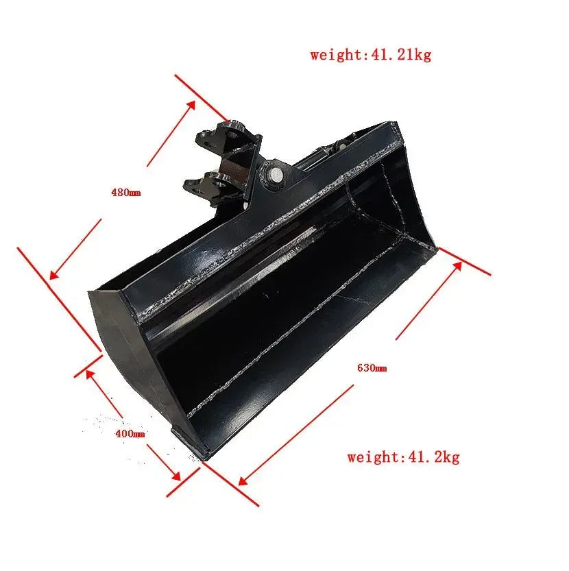600mm Tilting Bucket: Attachment for TYPHON Mini Excavators USA