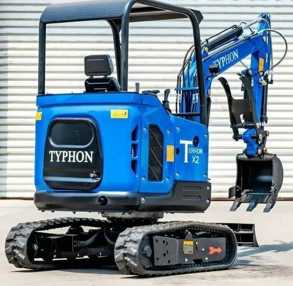 2025 TYPHON TERROR X2 STORM Mini Excavator – 2.5 Ton | Kubota V1505 Diesel Engine | EPA Certified