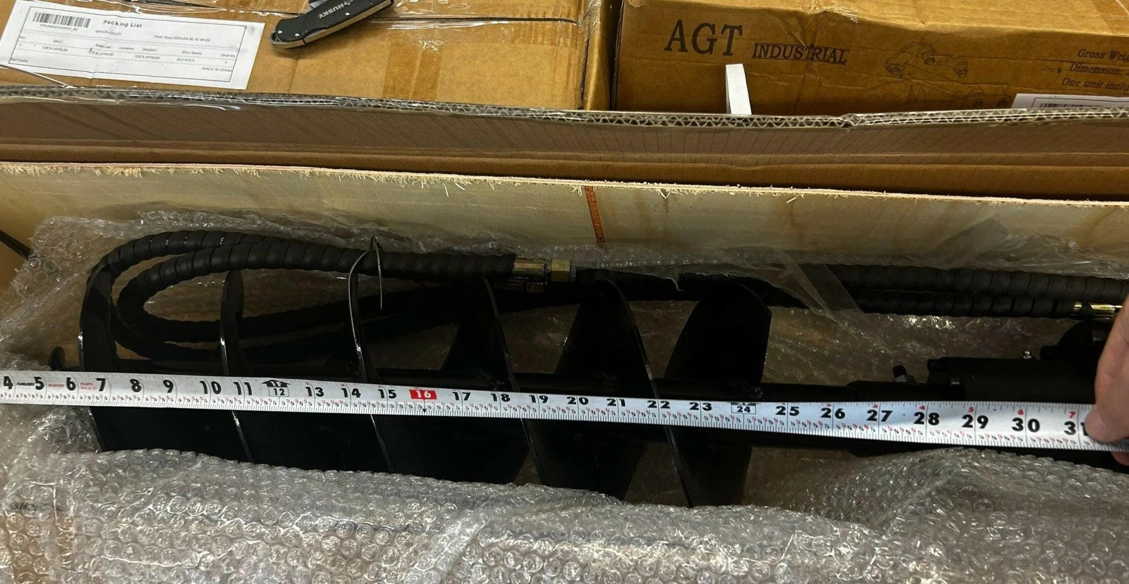 AGT Mini Excavator Bit Auger | 12EX-AGR