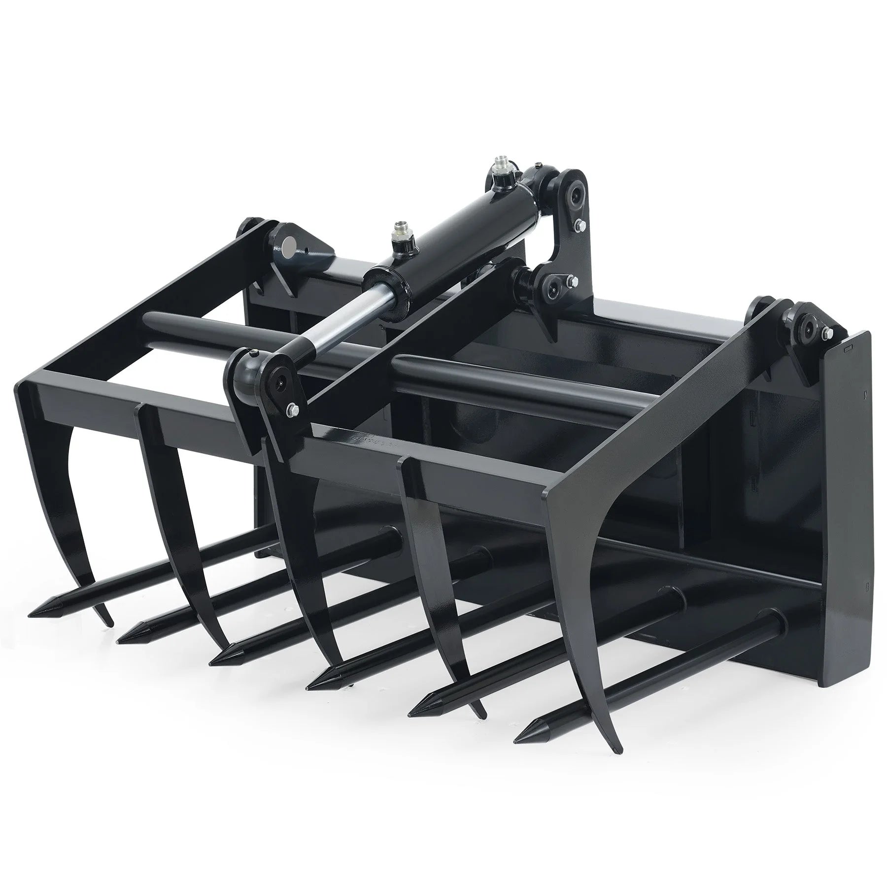 38″ Hydraulic Root Grapple Attachment For Mini Skid Steer Loader