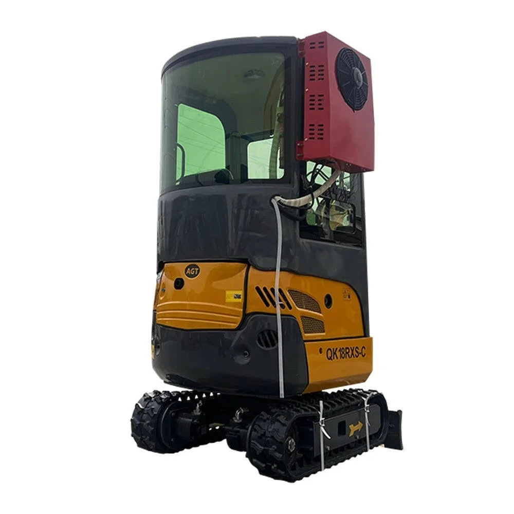 2024 AGT Rato 1-Ton Mini Small Excavator with Air Conditioning, Side Swing, and Enhanced Features by Bidadoo