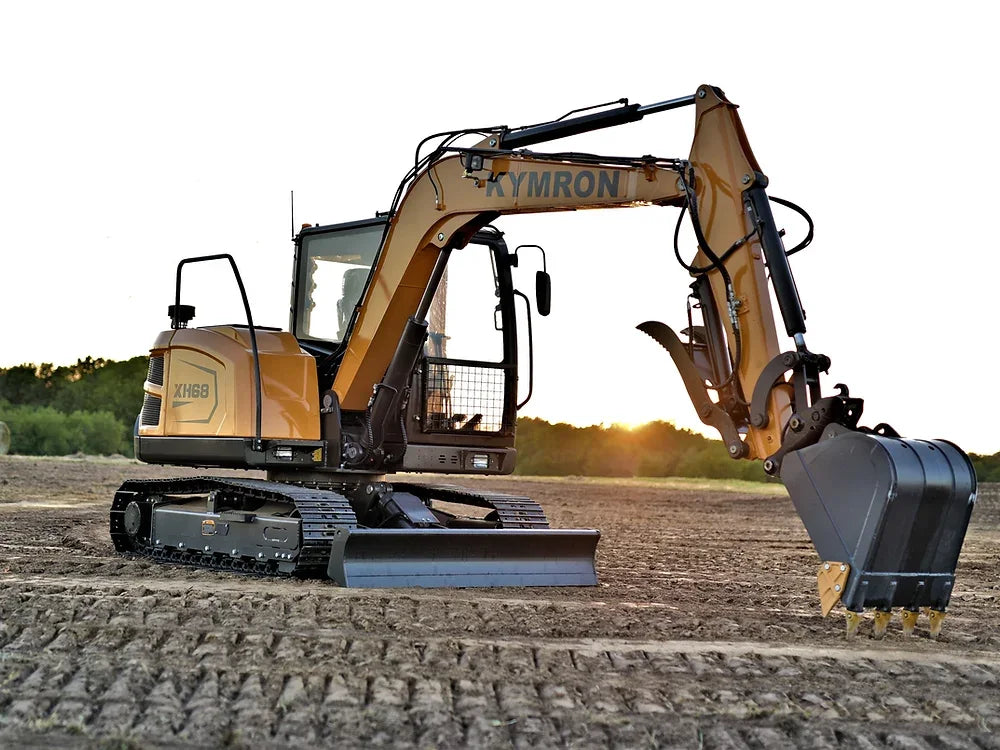 KYMRON® XH68 Pro Series Excavator with Thumb + Cab w/ AC & Radio