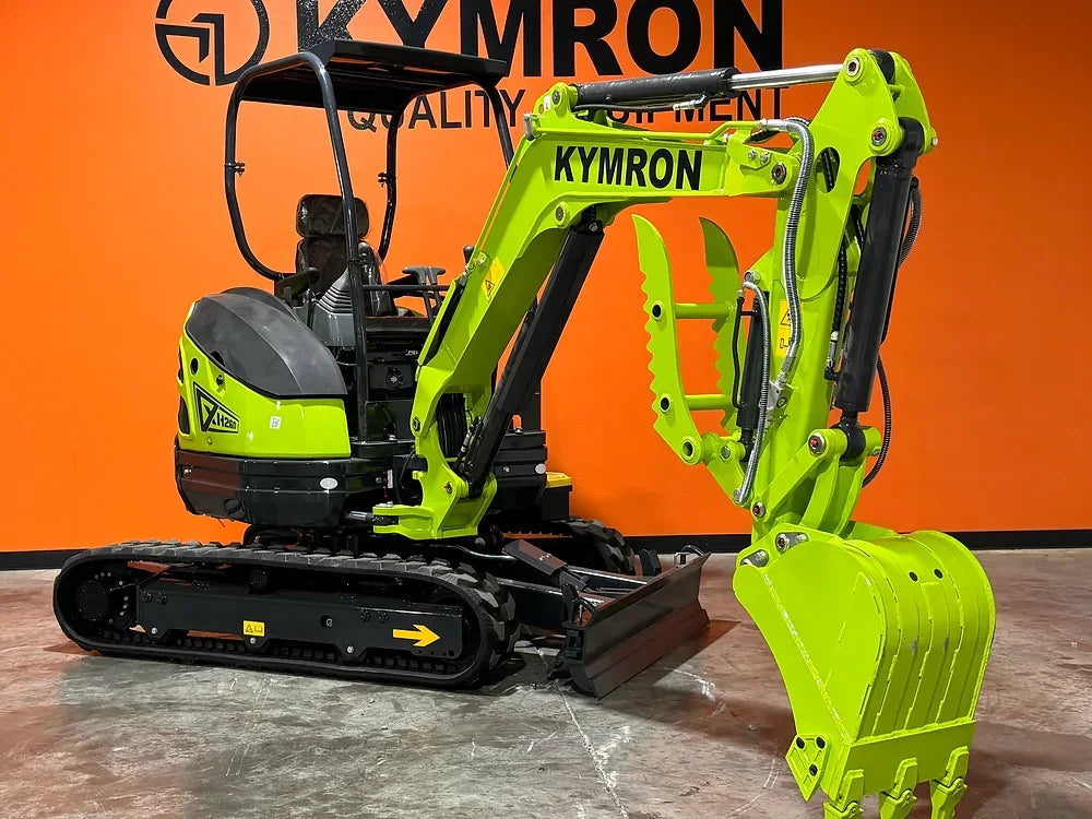 KYMRON® XH26D Mini Excavator (w/ Yanmar/Kubota Diesel Engine)