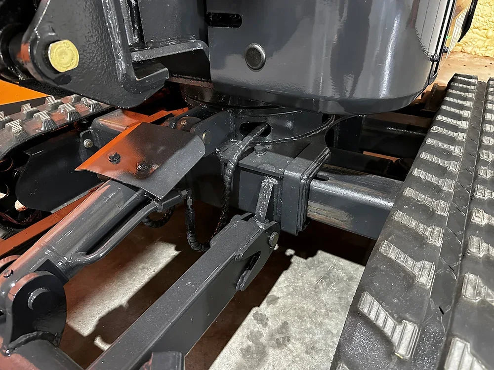 KYMRON® YH14 Mini Excavator (w/ Side Swing Boom & Retractable Tracks)