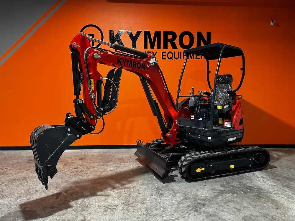 KYMRON® XH26D Mini Excavator (w/ Yanmar/Kubota Diesel Engine)