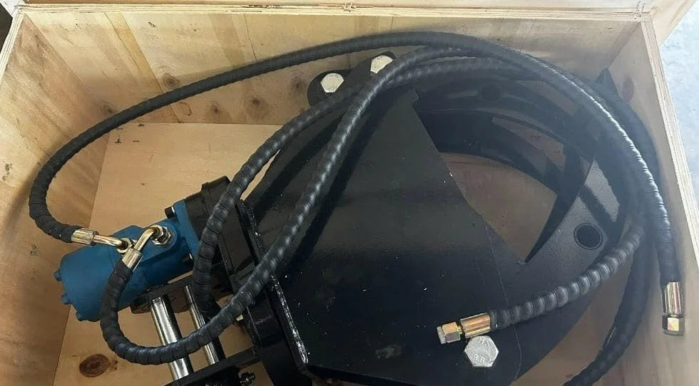 AGT Mini Excavator Hydraulic Rotation Log Grapple