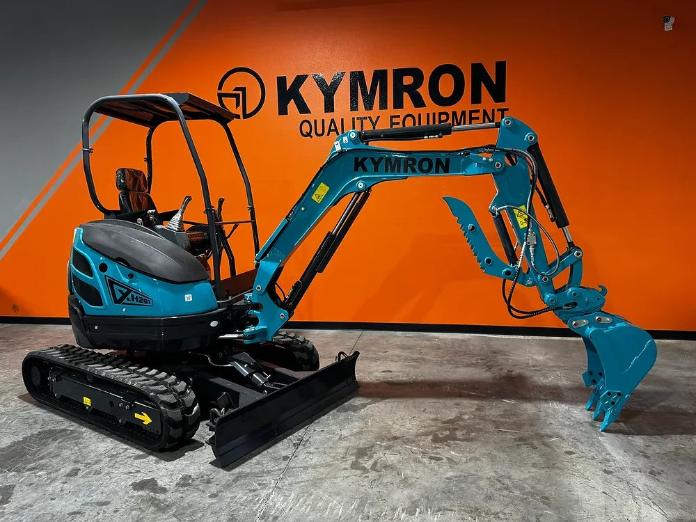 KYMRON® XH26D Mini Excavator (w/ Yanmar/Kubota Diesel Engine)