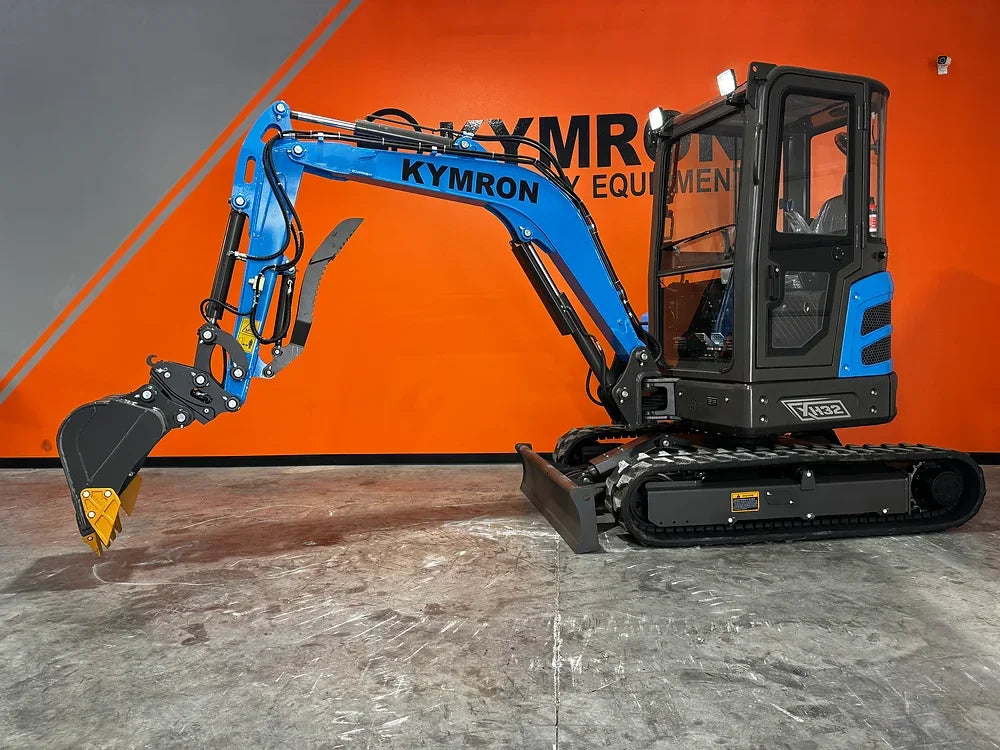 KYMRON® XH32D Pro Series Excavator with Thumb + Cab w/ Heat & Radio
