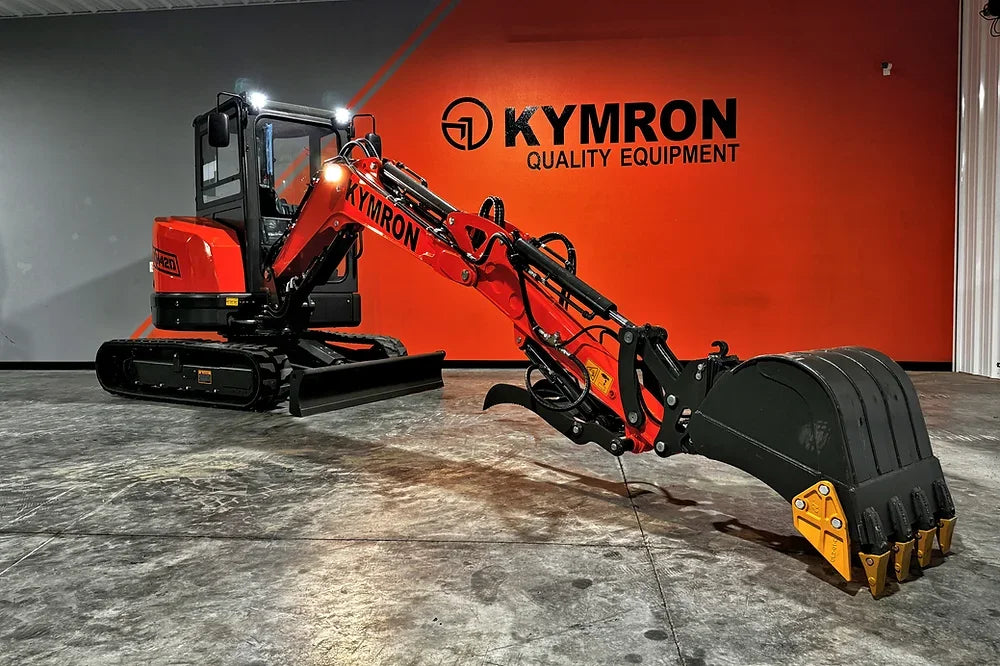 KYMRON® XH42D Pro Series Excavator with Thumb + Cab w/ AC & Radio