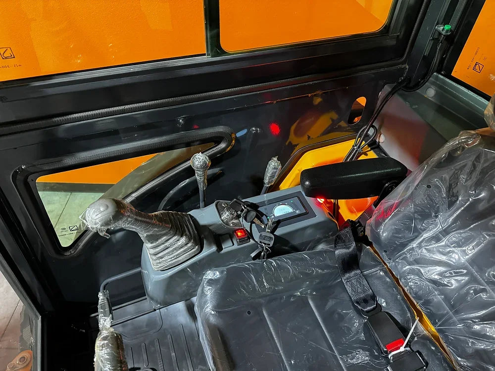 KYMRON® XH26D Cab Mini Excavator (w/ Yanmar/Kubota Diesel Engine)