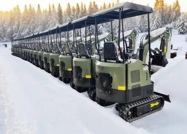 2025 TYPHON TERROR XV STORM Mini Excavator – 1.05 Ton Trench Digger with B&S Engine | USA