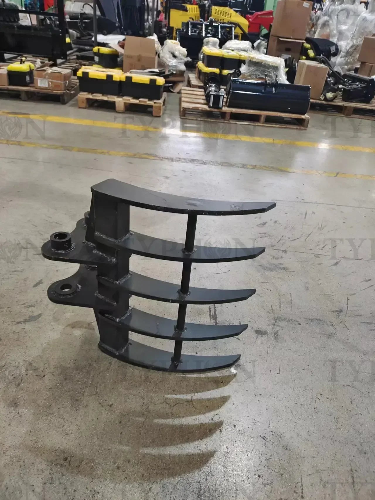 Mini Excavator Attachment Rake 22″ Wide TYPHON Attachments For 2-3.5 ton Diggers