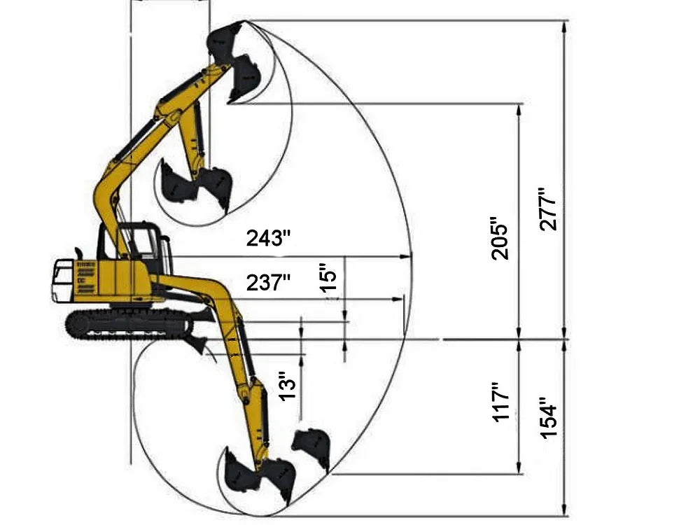 KYMRON® XH80 Pro Series Excavator with Thumb + Cab w/ AC & AM/FM Radio