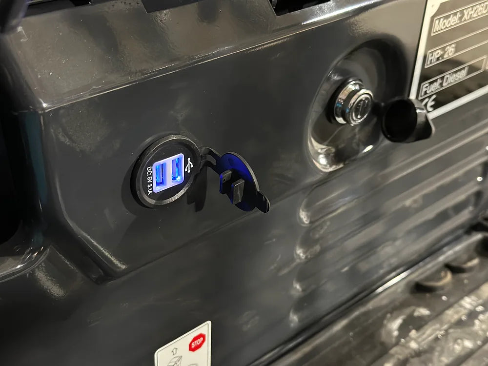 KYMRON® XH26D Cab Mini Excavator (w/ Yanmar/Kubota Diesel Engine)