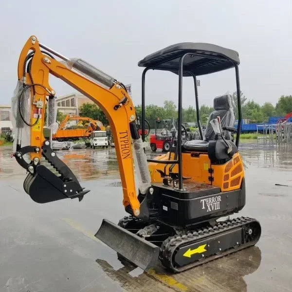 TYPHON TERROR XVIII Mini Excavator – 4000lbs Digger with 0.03 cbm Bucket USA