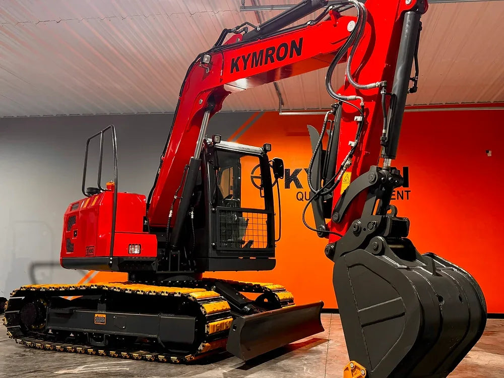 KYMRON® XH80 Pro Series Excavator with Thumb + Cab w/ AC & AM/FM Radio