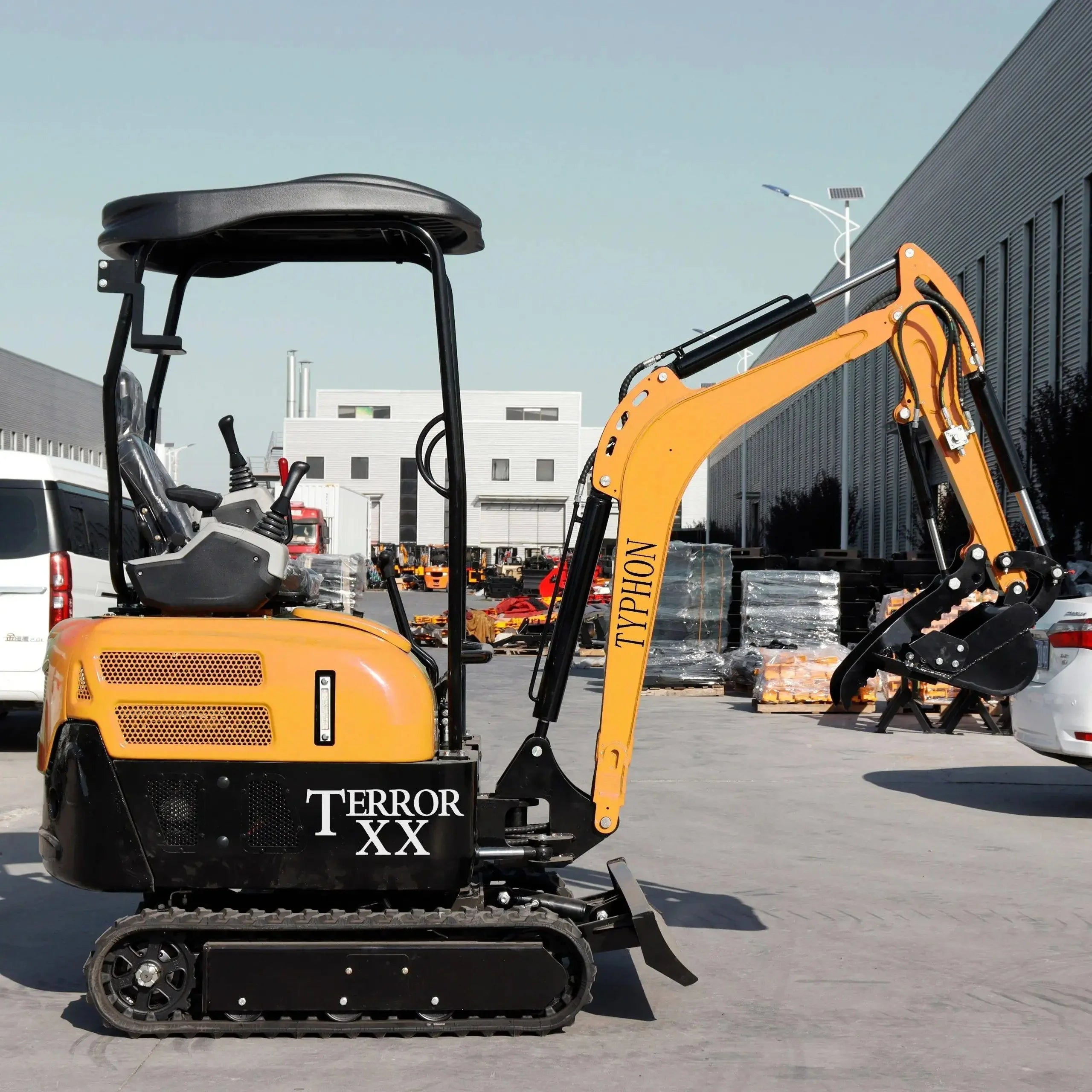 2025 4,000 lb TYPHON TERROR XX Mini Excavator – Kubota D902 Diesel Engine | EPA Certified