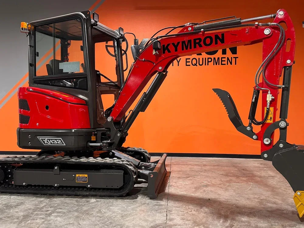KYMRON® XH32D Pro Series Excavator with Thumb + Cab w/ Heat & Radio