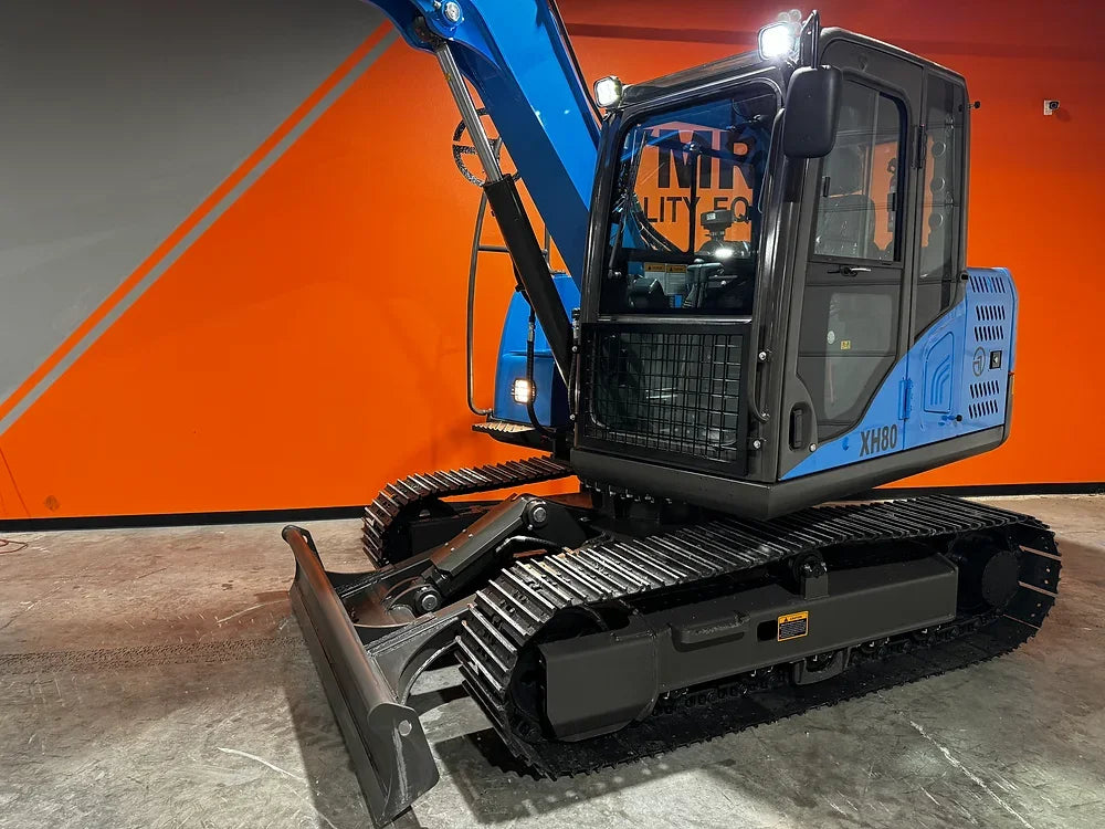 KYMRON® XH80 Pro Series Excavator with Thumb + Cab w/ AC & AM/FM Radio