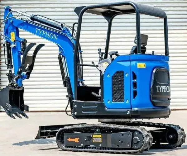 2025 TYPHON TERROR X2 STORM Mini Excavator – 2.5 Ton | Kubota V1505 Diesel Engine | EPA Certified