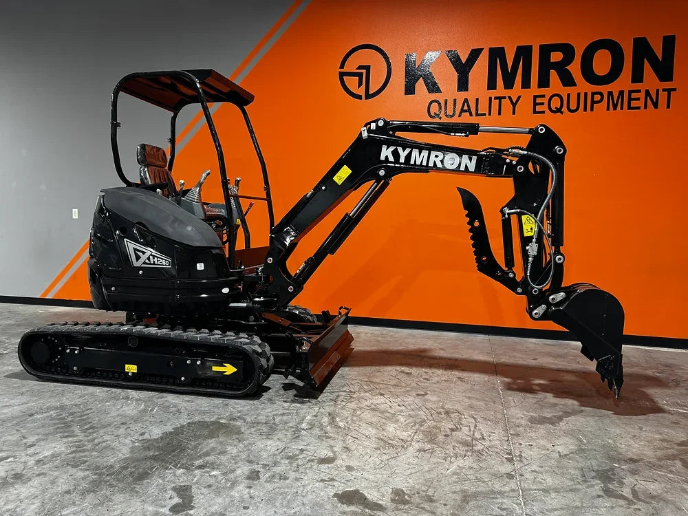 KYMRON® XH26D Mini Excavator (w/ Yanmar/Kubota Diesel Engine)