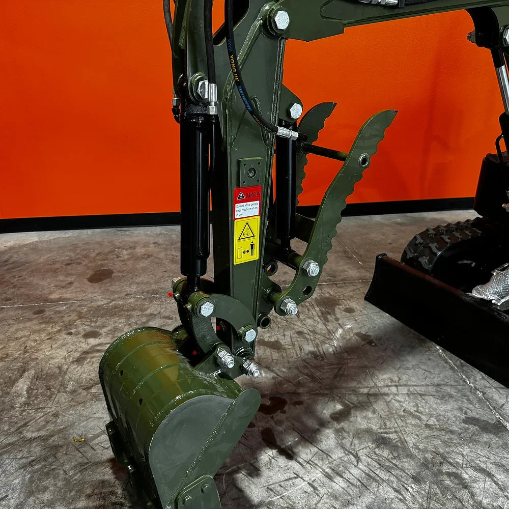 KYMRON® RH14G Mini Excavator (w/ Side Swing Boom)