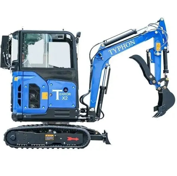 2025 TYPHON TERROR X2 Mini Excavator – 2.7 Ton | Kubota V1505 Diesel Engine | EPA Certified