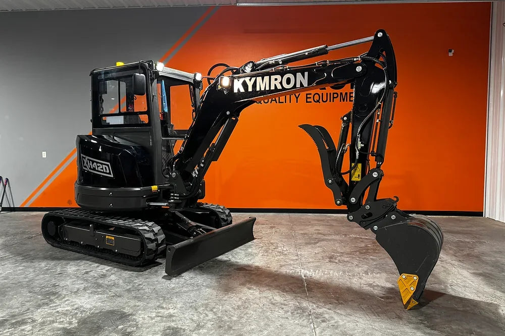 KYMRON® XH42D Pro Series Excavator with Thumb + Cab w/ AC & Radio