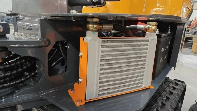 2025 TYPHON TERROR XI STORM Mini Excavator – 1.1 Ton Trench Digger with Boom Swing & Hydraulic Thumb