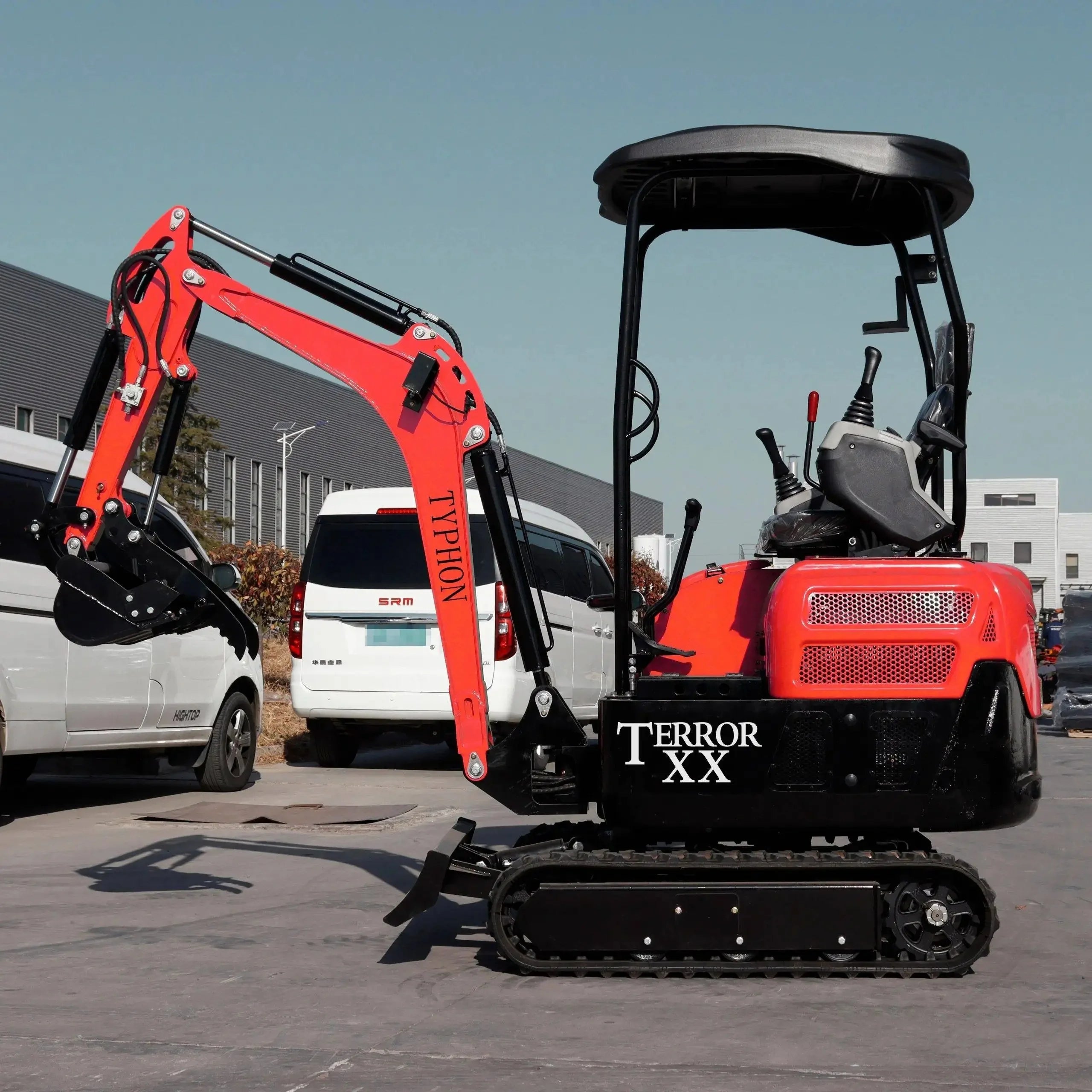 2025 TYPHON TERROR XX – 4,000 lb Mini Excavator Kubota D902 Diesel Engine | EPA Certified