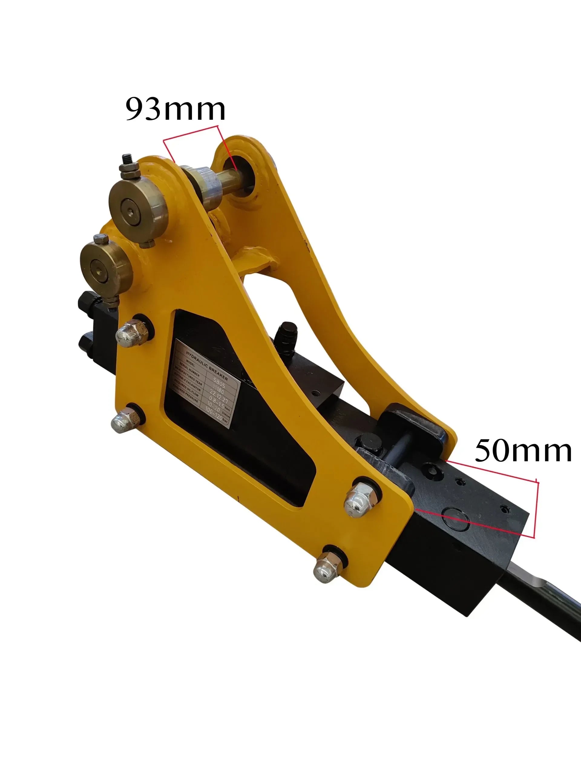 TYPHON Attachments Hydraulic Break Hammer Attachment for Mini Digger USA