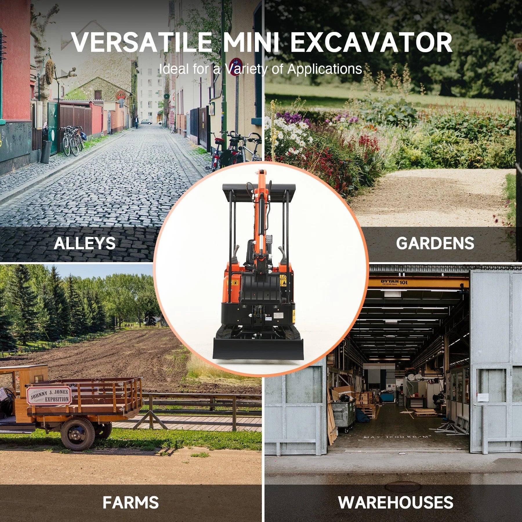 AX-16 | 23 HP 1.3 Ton B&S Engine Mini Excavator