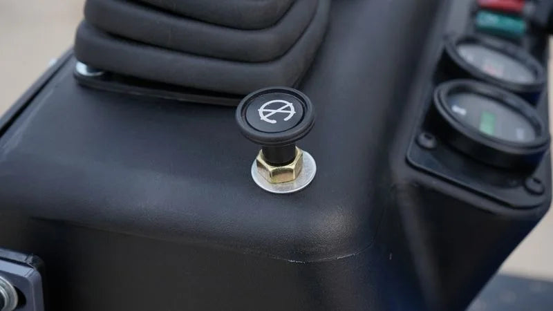 2025 TYPHON TERROR XI STORM Mini Excavator – 1.1 Ton Trench Digger with Boom Swing & Hydraulic Thumb