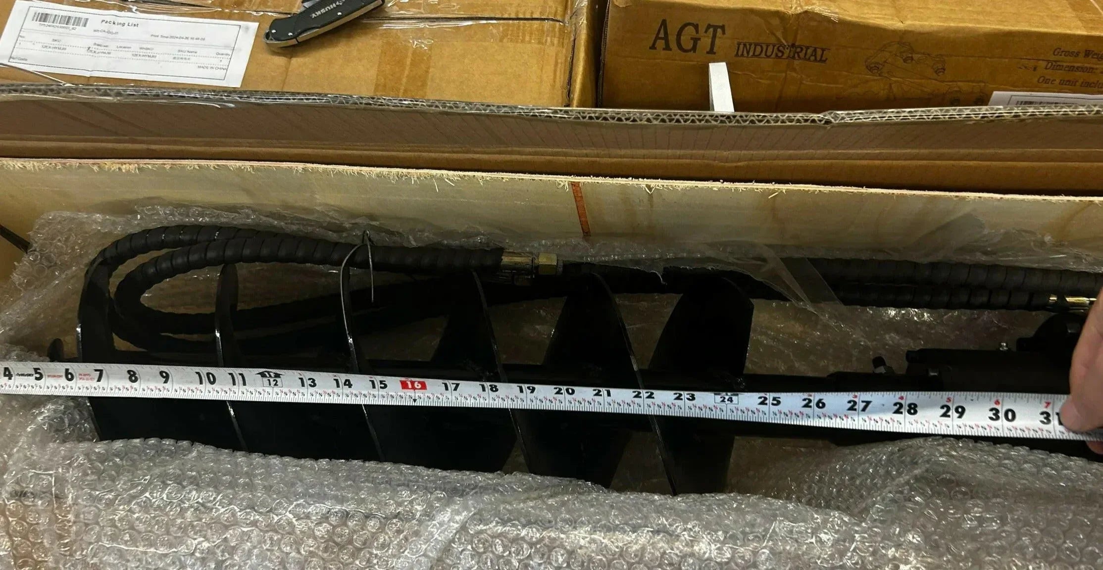 AGT Mini Excavator Bit Auger | 12EX-AGR