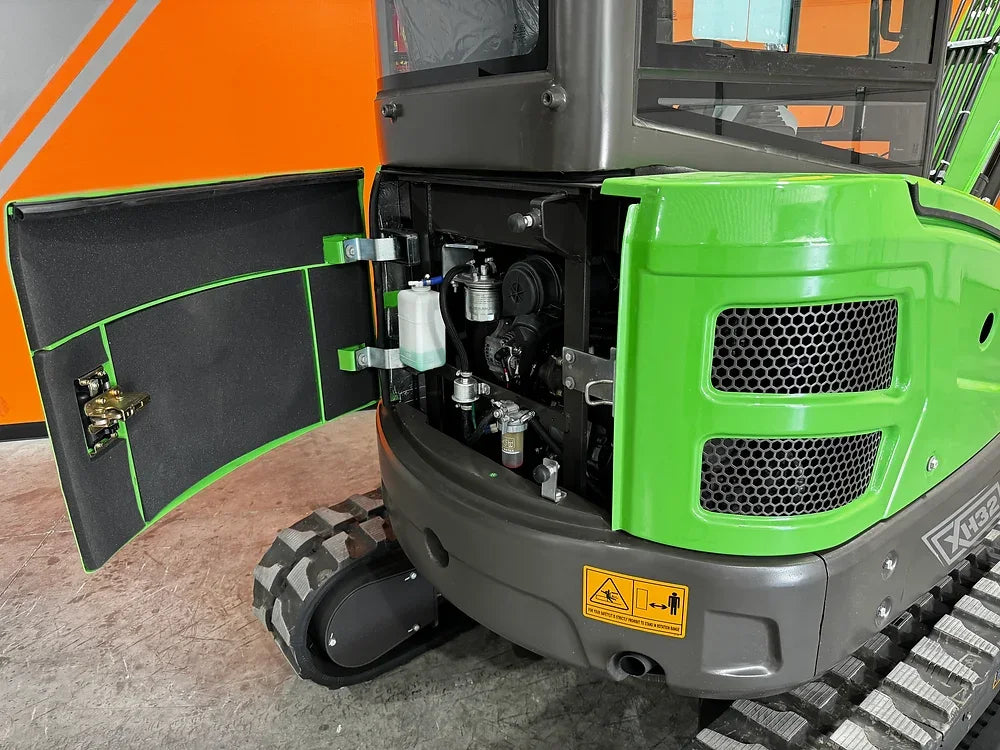 KYMRON® XH32D Pro Series Excavator with Thumb + Cab w/ Heat & Radio