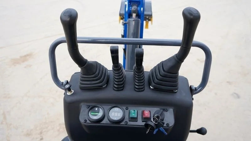 2025 TYPHON TERROR XI STORM Mini Excavator – 1.1 Ton Trench Digger with Boom Swing & Hydraulic Thumb