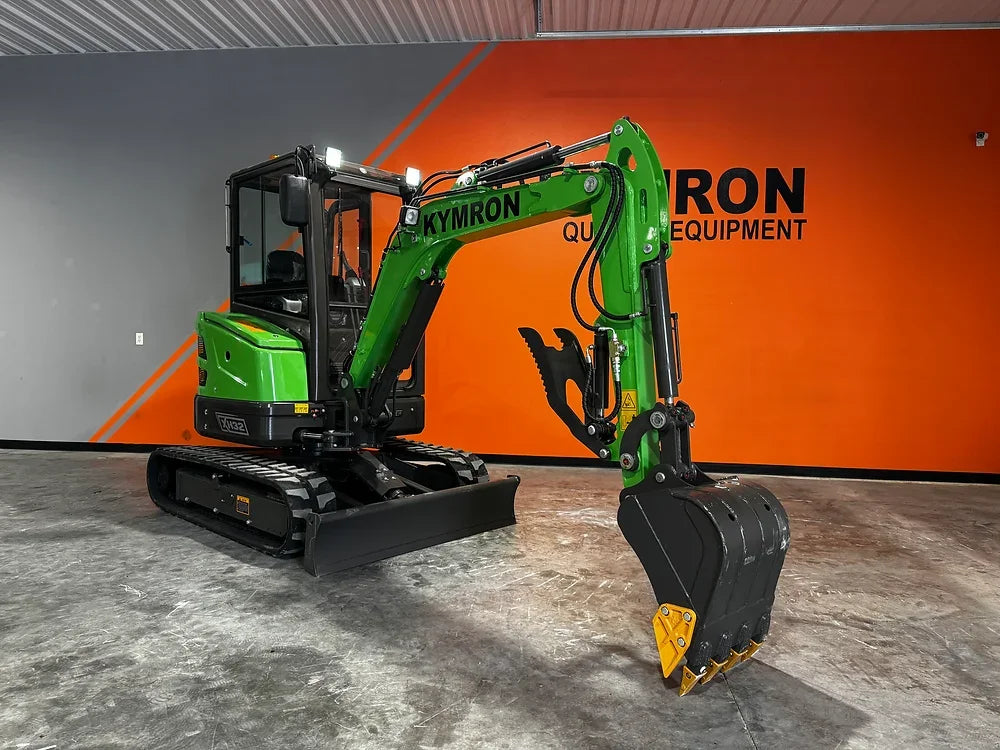 KYMRON® XH32D Pro Series Excavator with Thumb + Cab w/ Heat & Radio