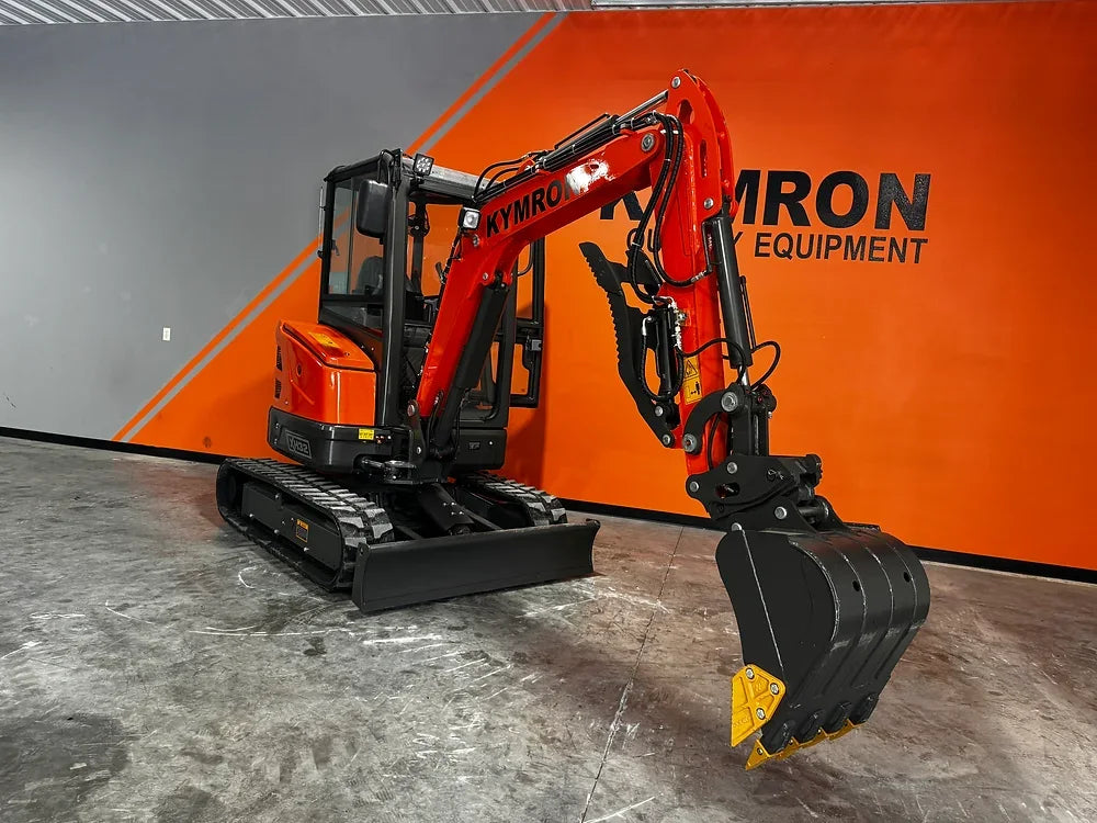 KYMRON® XH32D Pro Series Excavator with Thumb + Cab w/ Heat & Radio