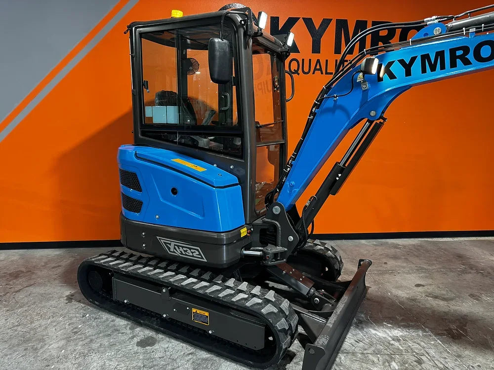 KYMRON® XH32D Pro Series Excavator with Thumb + Cab w/ Heat & Radio
