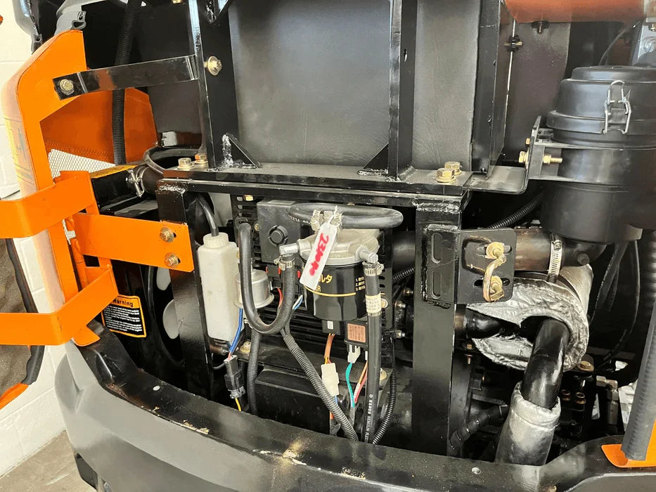 6000lb AGT Mini Excavator with Swing Boom and Hydraulic System by Bidadoo