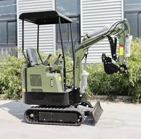 2025 TYPHON TERROR XV STORM Mini Excavator – 1.05 Ton Trench Digger with B&S Engine | USA